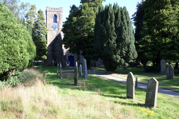 Holy Trinity Churchyard in Dacre Banks, Dacre Parish